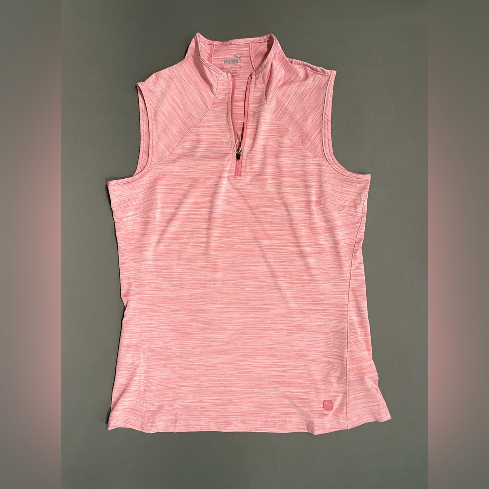Puma mock neck golf shirt